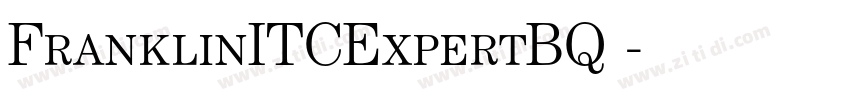 FranklinITCExpertBQ 字体转换